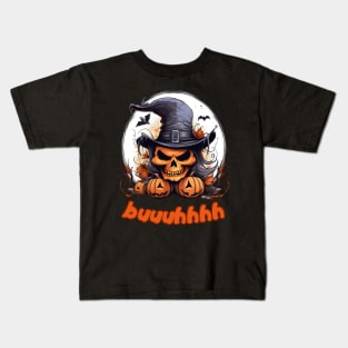 Buuhhhh-Halloween Haunt Kids T-Shirt